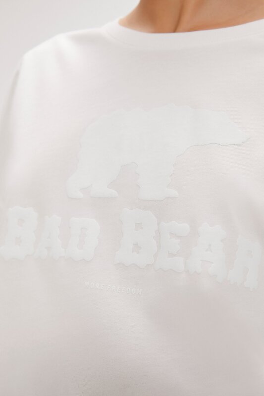 Bad Bear Holly Beyaz Kadın Tshirt - 6