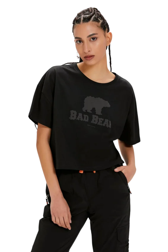 Bad Bear Holly Siyah Kadın Tshirt - 2