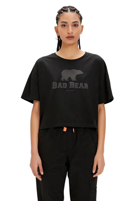 Bad Bear Holly Siyah Kadın Tshirt - 1