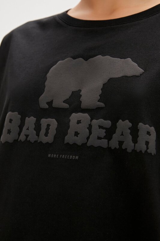 Bad Bear Holly Siyah Kadın Tshirt - 5