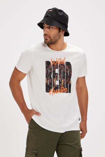 Bad Bear HUNT T-SHIRT BEYAZ Erkek Tshirt - 1