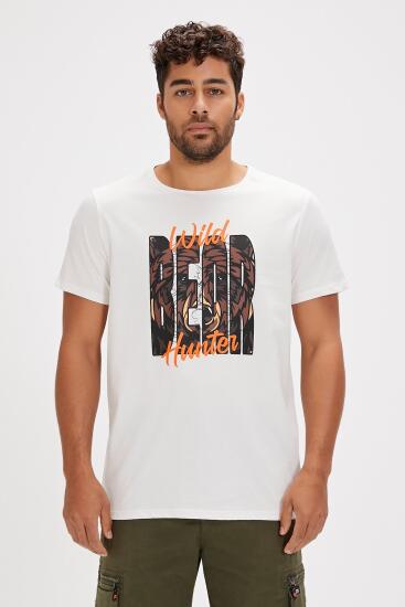 Bad Bear HUNT T-SHIRT BEYAZ Erkek Tshirt - 4