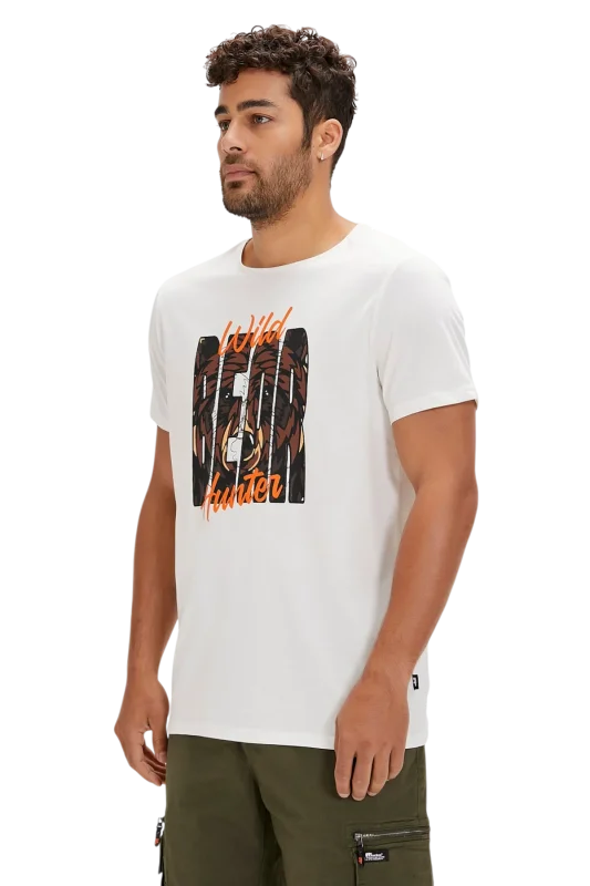 Bad Bear HUNT T-SHIRT BEYAZ Erkek Tshirt - 2
