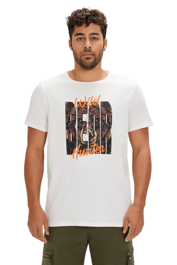 Bad Bear HUNT T-SHIRT BEYAZ Erkek Tshirt - 3