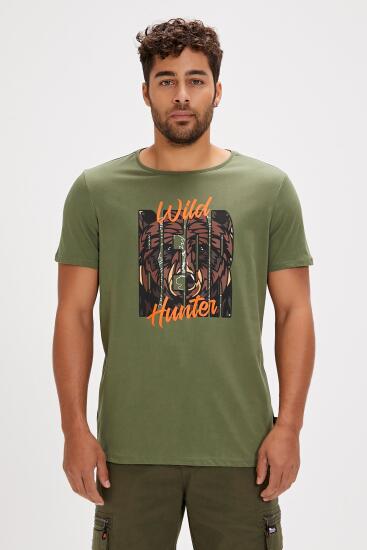 Bad Bear HUNT T-SHIRT Haki Erkek Tshirt - 1