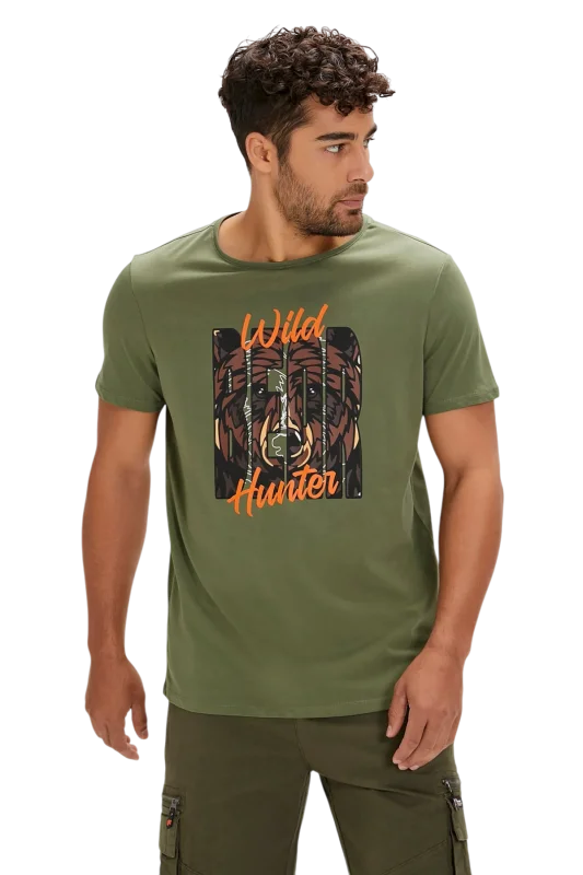Bad Bear HUNT T-SHIRT Haki Erkek Tshirt - 2