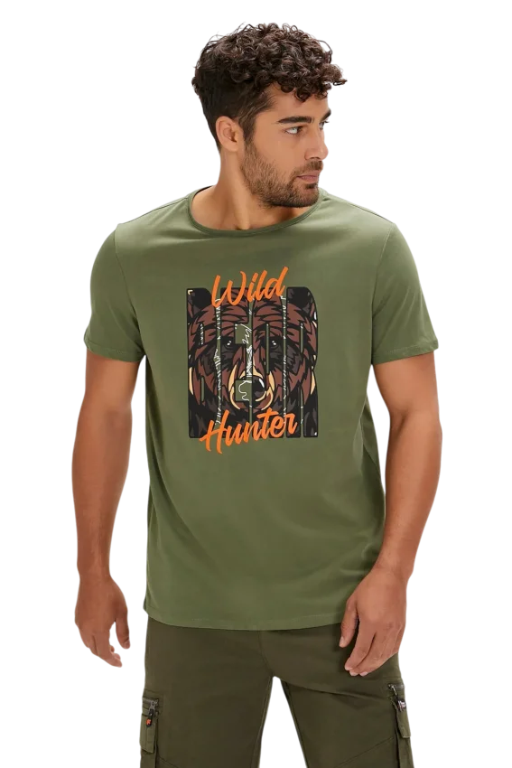 Bad Bear HUNT T-SHIRT Haki Erkek Tshirt - 2