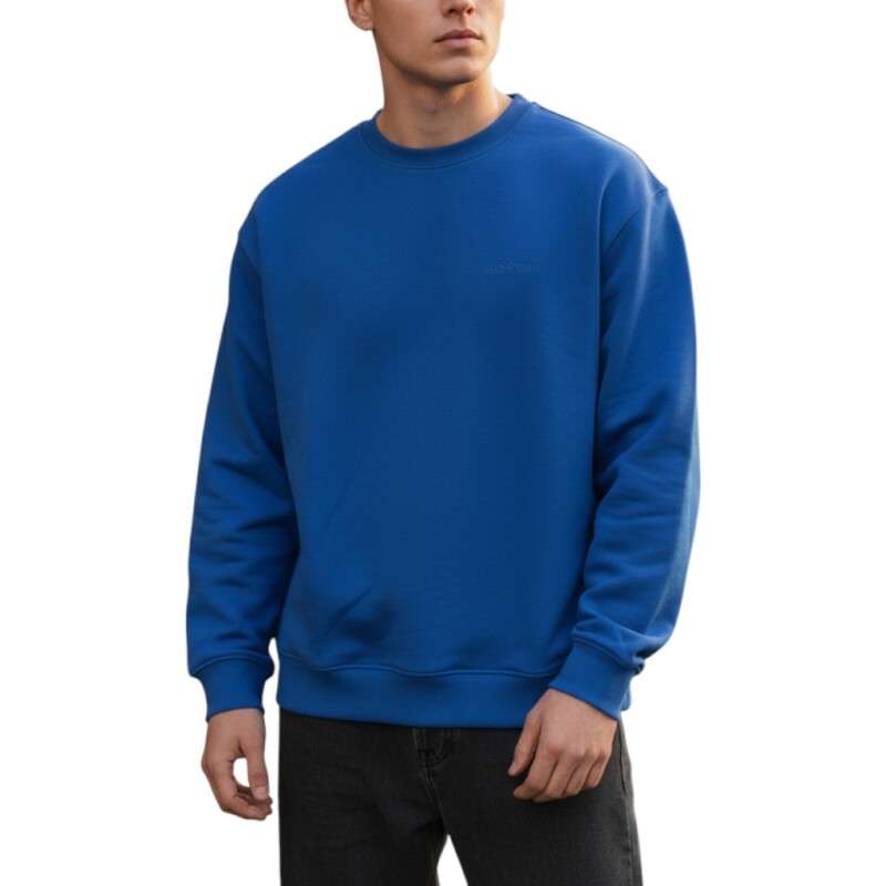 Bad Bear Inner Crewneck Mavi Erkek Sweatshirt - Bad Bear