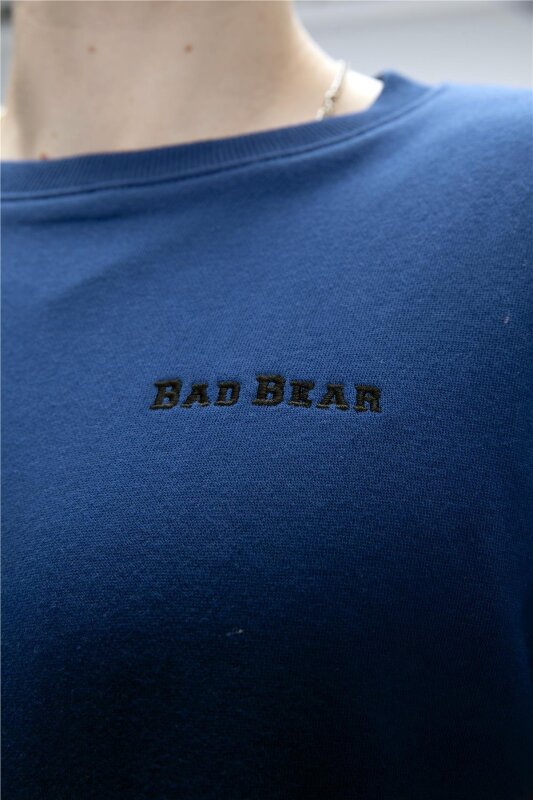 Bad Bear Inner Crewneck Mavi Erkek Sweatshirt - 6