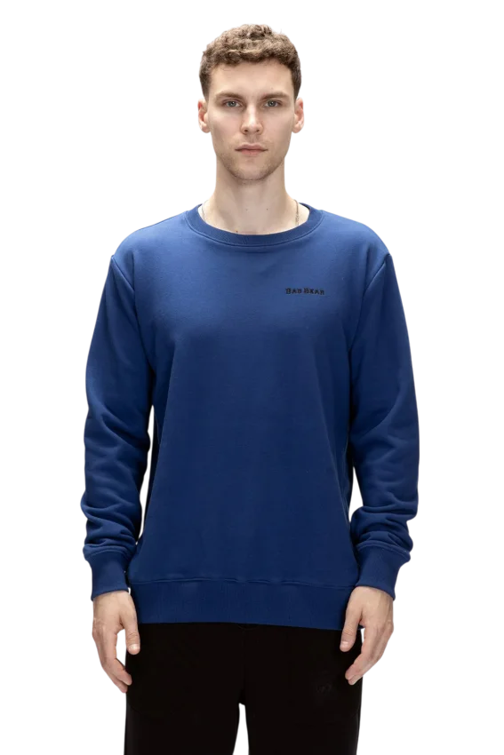 Bad Bear Inner Crewneck Mavi Erkek Sweatshirt - 1