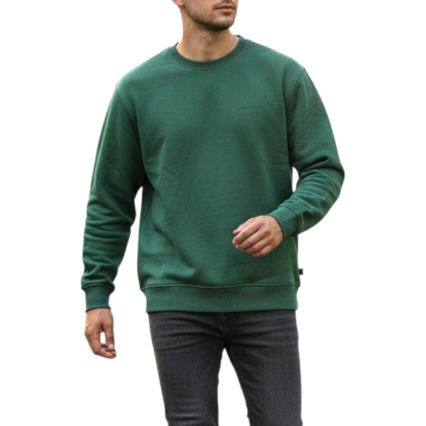 Bad Bear Inner Crewneck Yeşil Erkek Sweatshirt - 1