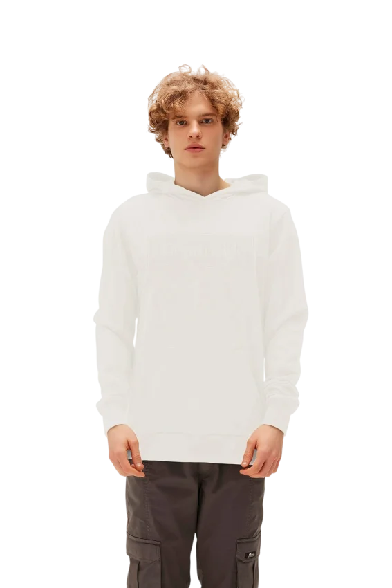 Bad Bear INSIDE PATCH HOODIE BEYAZ Erkek Sweatshirt - 1