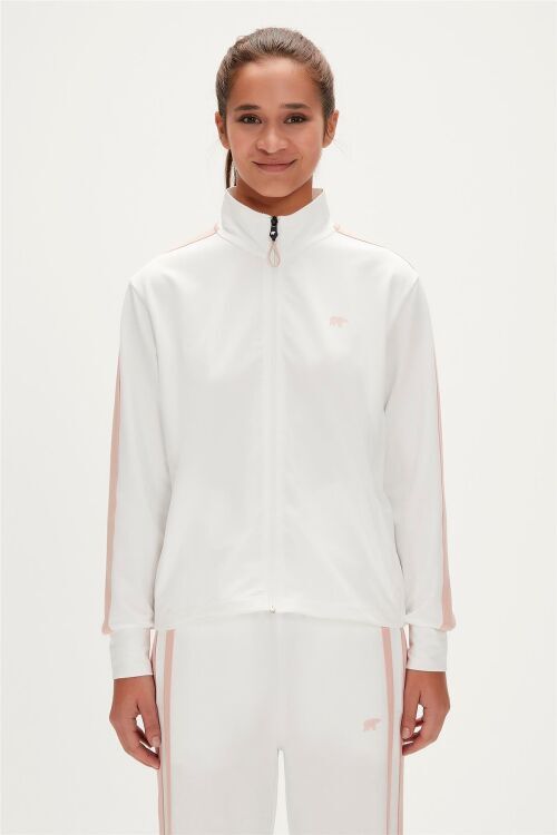 Bad Bear Kate Full-Zip Beyaz Kadın Ceket - 1