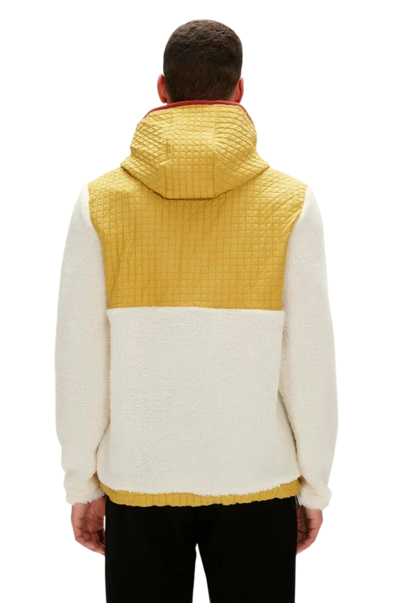 Bad Bear Leonard Half-Zip Plush Beyaz Erkek Sweatshirt - 3