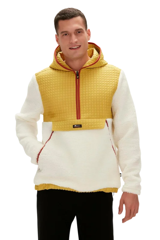 Bad Bear Leonard Half-Zip Plush Beyaz Erkek Sweatshirt - 4