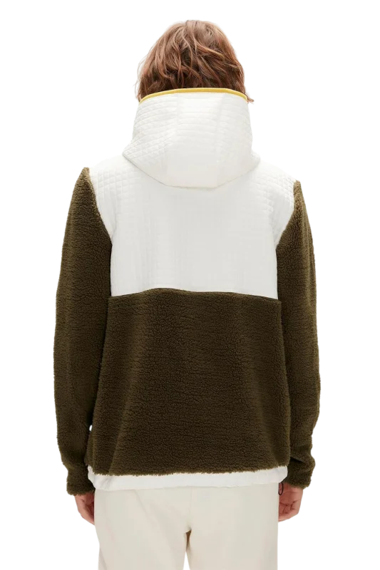 Bad Bear Leonard Half-Zip Plush Haki Erkek Sweatshirt - 2