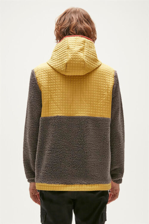 Bad Bear Leonard Half-Zip Plush Siyah Erkek Ceket - 4