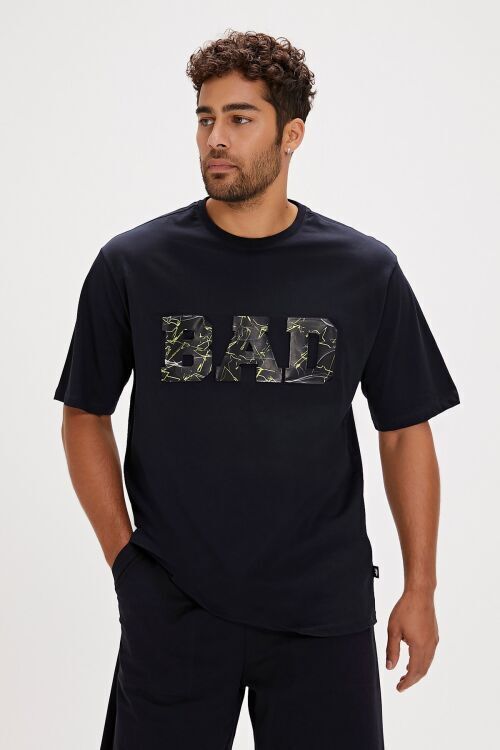 Bad Bear LEVIN T-SHIRT OS LACİVERT Erkek Tshirt - Bad Bear