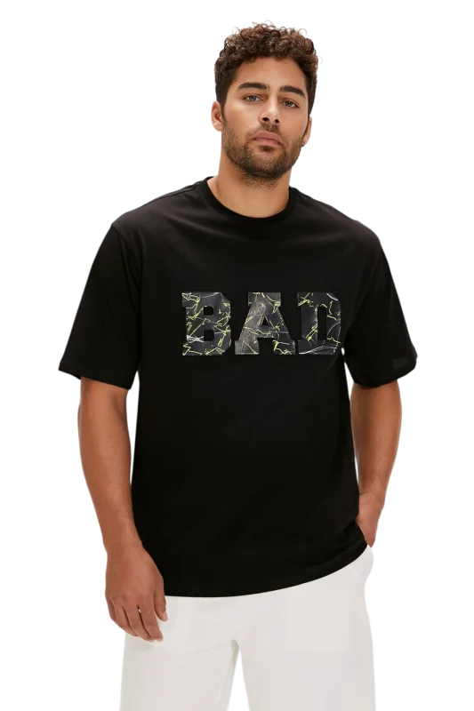 Bad Bear LEVIN T-SHIRT OS SİYAH Erkek Tshirt - 1