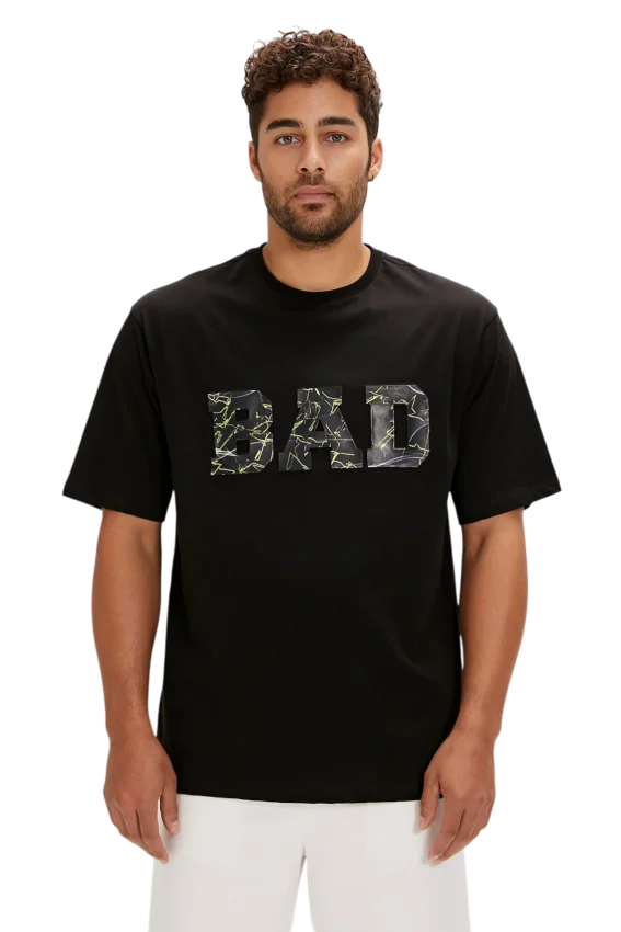 Bad Bear LEVIN T-SHIRT OS SİYAH Erkek Tshirt - 3