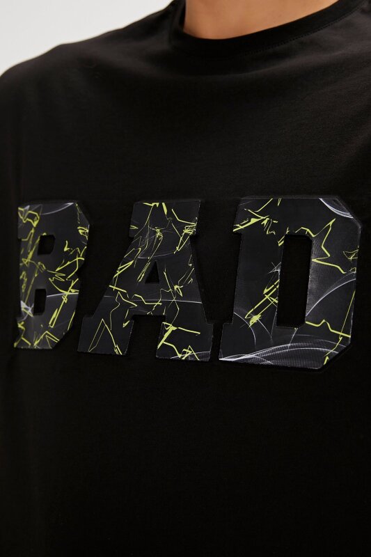 Bad Bear LEVIN T-SHIRT OS SİYAH Erkek Tshirt - 5