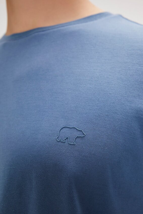 Bad Bear LIBER T-SHIRT Mavi Erkek Tshirt - 5