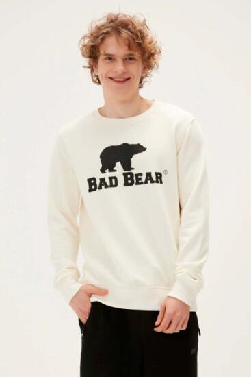 Bad Bear LOGO CREWNECK Bej Erkek Sweatshirt - 2