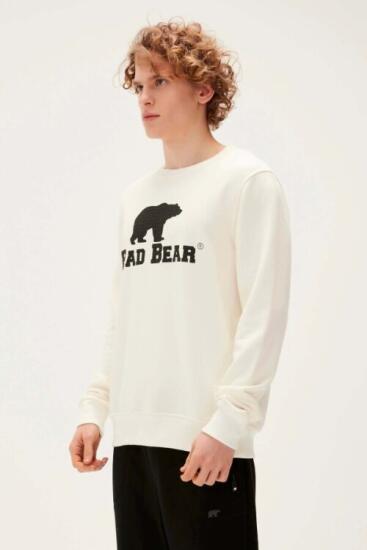 Bad Bear LOGO CREWNECK Bej Erkek Sweatshirt - 3