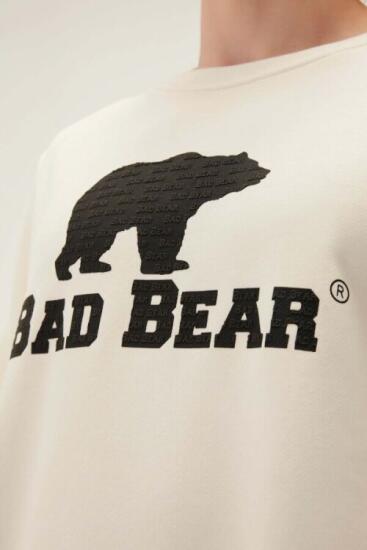 Bad Bear LOGO CREWNECK Bej Erkek Sweatshirt - 5