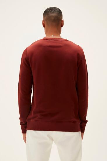 Bad Bear LOGO CREWNECK Bordo Erkek Sweatshirt - 2