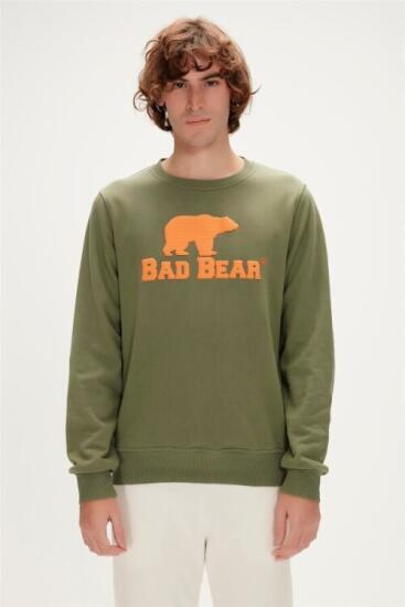 Bad Bear LOGO CREWNECK Haki Erkek Sweatshirt - 1