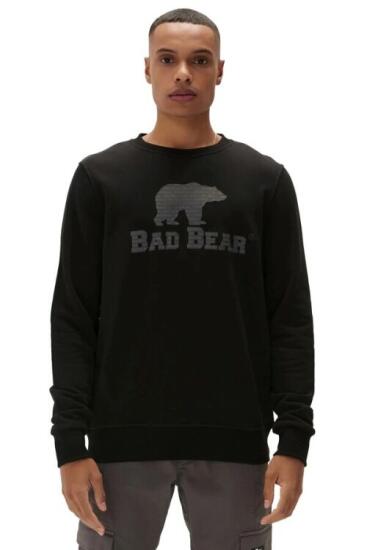 Bad Bear LOGO CREWNECK SİYAH Erkek Sweatshirt - 1