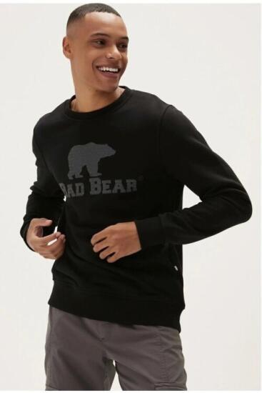 Bad Bear LOGO CREWNECK SİYAH Erkek Sweatshirt - 2