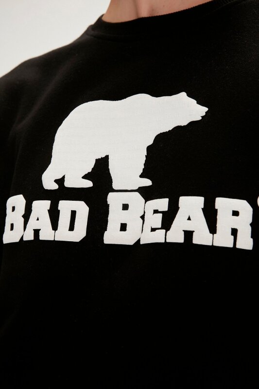 Bad Bear LOGO CREWNECK SİYAH Erkek Sweatshirt - 2