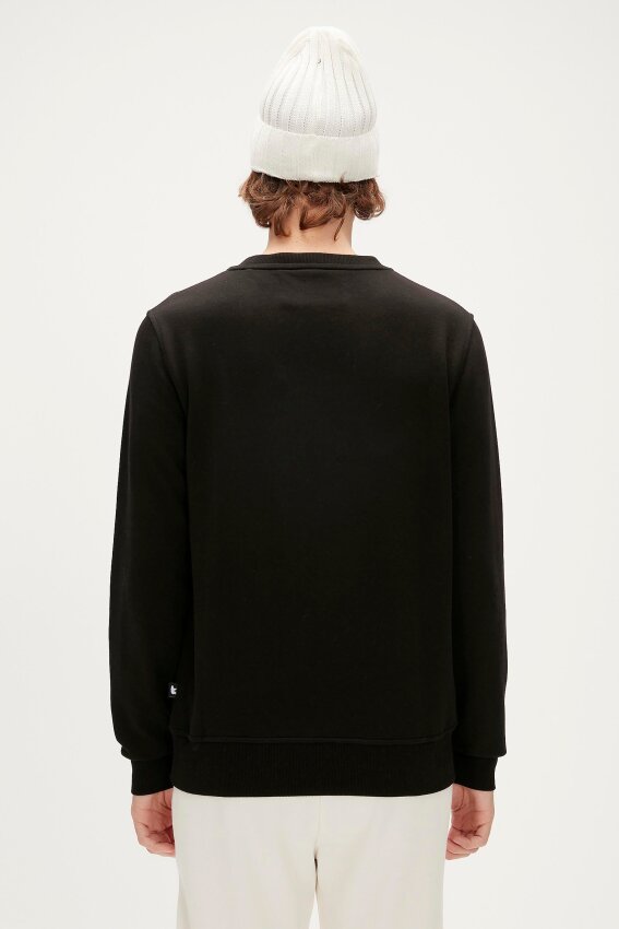 Bad Bear LOGO CREWNECK SİYAH Erkek Sweatshirt - 5