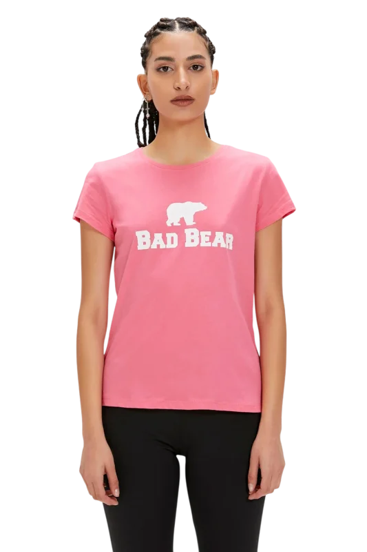 Bad Bear LOGO TEE Pembe Kadın Tshirt 