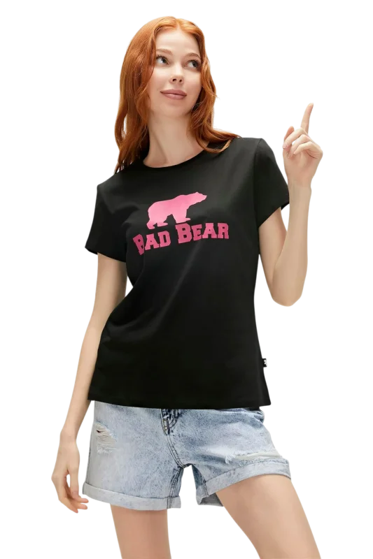 Bad Bear LOGO TEE SİYAH Kadın Tshirt 21.03.07.010-C01 - 1