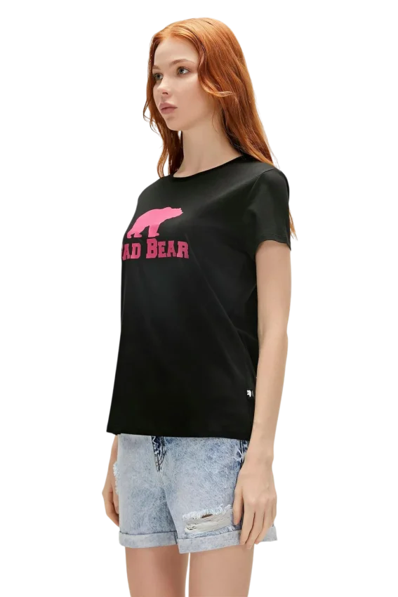 Bad Bear LOGO TEE SİYAH Kadın Tshirt 21.03.07.010-C01 - 3
