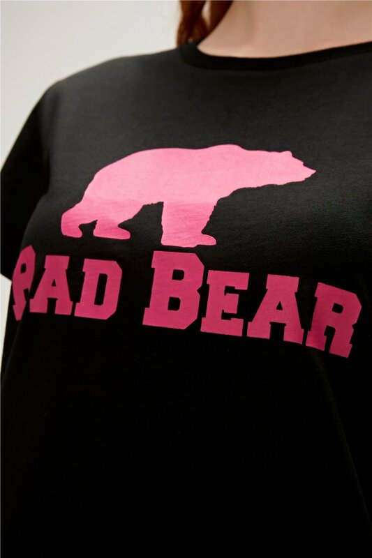 Bad Bear LOGO TEE SİYAH Kadın Tshirt 21.03.07.010-C01 - 6