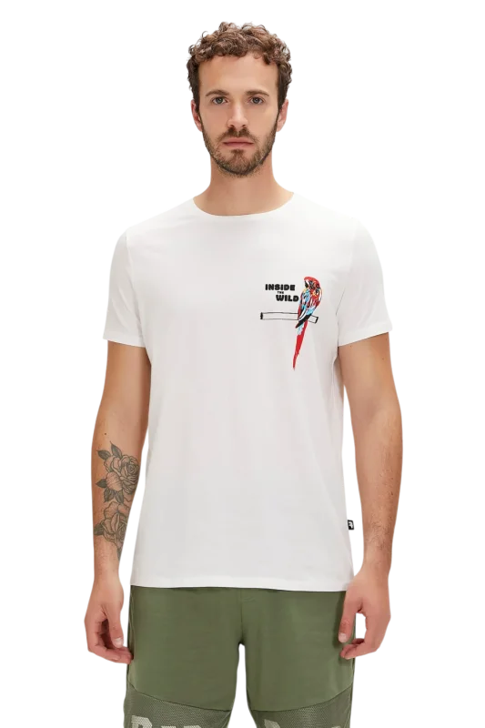 Bad Bear MACAW T-SHIRT BEYAZ Erkek Tshirt 