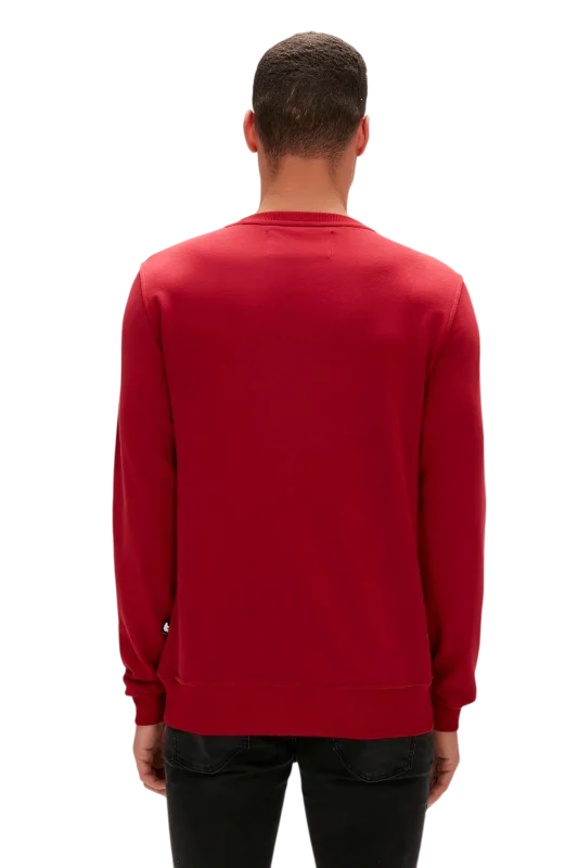 Bad Bear Manuscript Crewnwck Kırmızı Erkek Sweatshirt - 2
