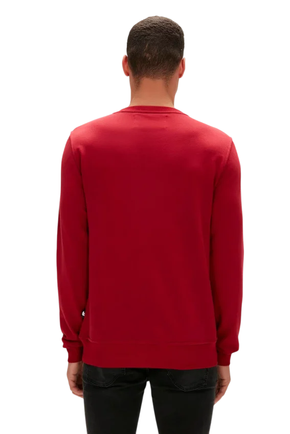 Bad Bear Manuscript Crewnwck Kırmızı Erkek Sweatshirt - 2