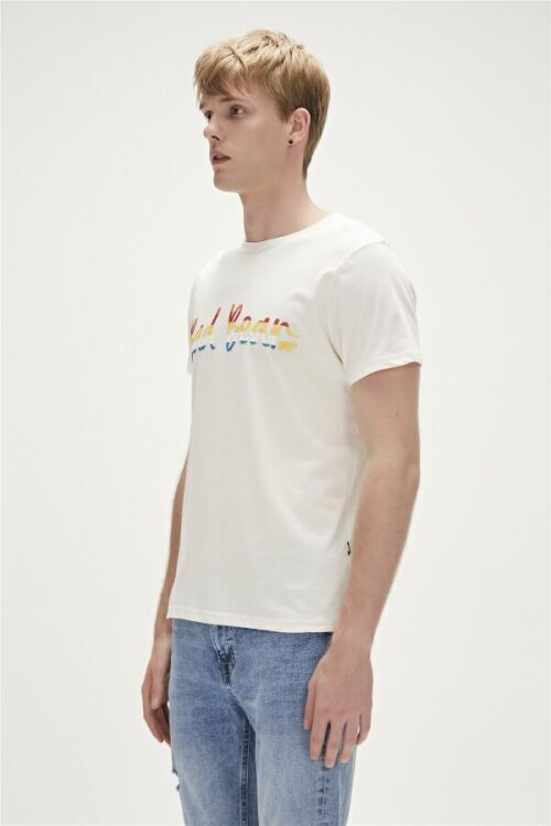 Bad Bear MANUSCRIPT T-SHIRT BEYAZ Erkek Tshirt - 2