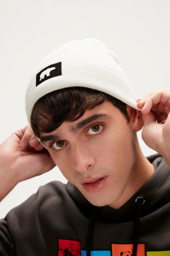 Bad Bear Marque Beanie Beyaz Unisex Bere - 2