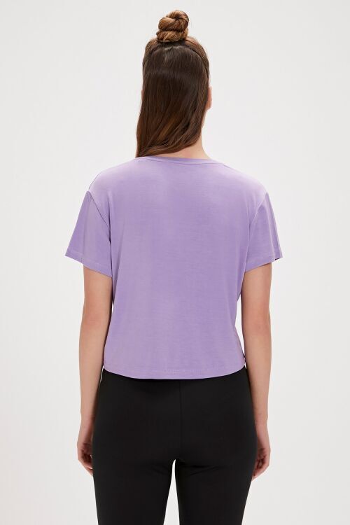 Bad Bear Menas Mor Kadın Tshirt - 4