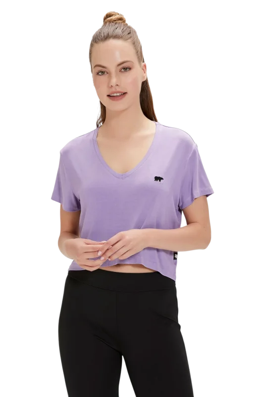 Bad Bear Menas Mor Kadın Tshirt - 2