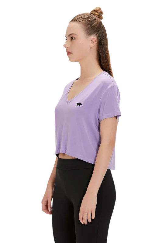 Bad Bear Menas Mor Kadın Tshirt - 3