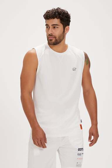 Bad Bear Mike Tank Top BEYAZ Erkek Atlet - 7