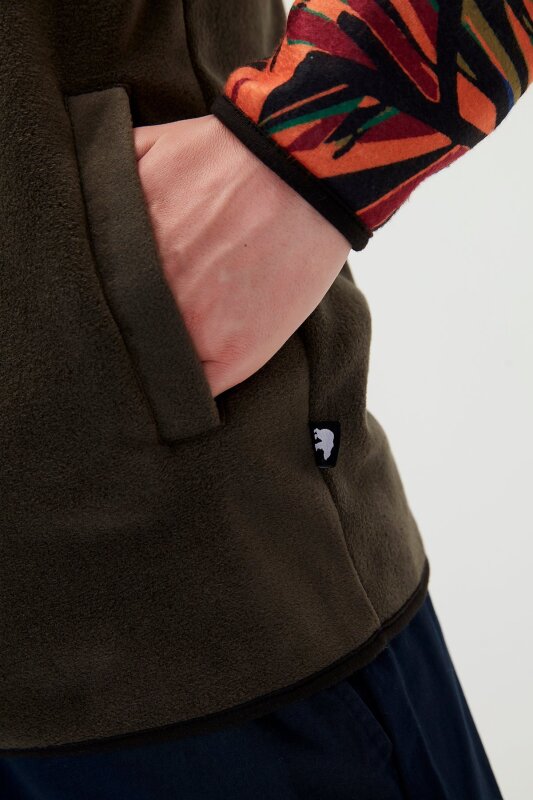 Bad Bear MIRAGE HALF ZIP POLAR Turuncu Erkek Sweatshirt - 6