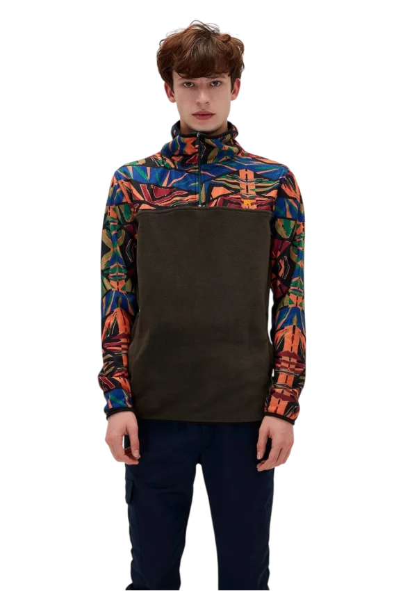 Bad Bear MIRAGE HALF ZIP POLAR Turuncu Erkek Sweatshirt - 1